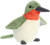 Aurora® Adorable Mini Flopsie™ Ruby-Throated Hummingbird Stuffed Animal - Mini Companions Ready for Playful Adventures - for Kids All Ages, Toddlers