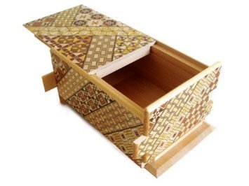 Yosegi Puzzle Box 5 sun 10 steps