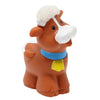 Fisher-Price Replacement Part for Collectible Little People Touch 'n Feel Farm Barn Playset K0104 - Replacement Brown and White Cow Figure with White