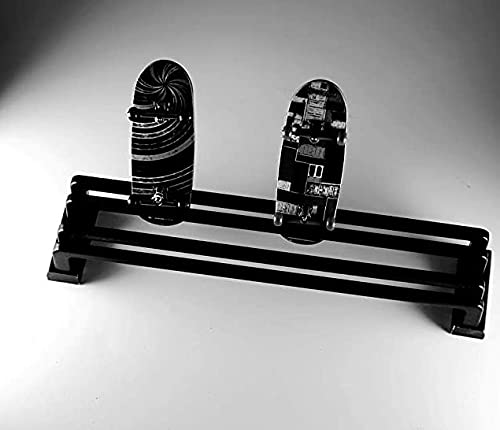 NOAHWOOD Fingerboards Parts Professional Prince II Trucks (34mm) + Update Self-Locking Nuts (Silver White)