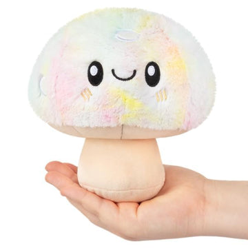 Squishable - Snacker Tie Dye Mushroom - Garden Collection - 6.5 in - Soft Toy Collectible Stuffed Animal - Beans