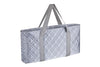 HNDTEK Premium Silver Mah Jongg Carry Bag - Professional Soft Case with Extra Storage