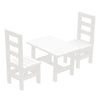 SM SunniMix 1/6 Doll Furniture, Wooden Square Chairs 3pcs/Set, Dollhouse Dining Room Living Room Decor, 12inch Doll Furnishings Model Toy, White