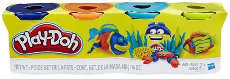 Play-Doh 4-Pack of Colors 16oz Gift Set Bundle Gift Set Gift Toy for Boys and Girls (12 Cans & 48oz Total) - 3 Pack (3 pack of 4, Variety)