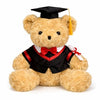 QUIRAI Graduation Teddy Bear 2026, 12" Teddy Bear Stuffed Animal for Preschool Kindergarten College Grads, Soft Keepsake Graduation Plush Gift