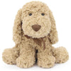 WEIGEDU Poodle Puppy Goldendoodle Stuffed Animal, Golden, 11.8 inch