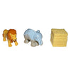Fisher-Price Replacement Parts GeoTrax On The Go Zoo Playset N4799 - Replacement Lion, Elephant and Haystack Figures
