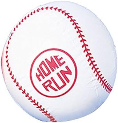 Large Baseball Beach Ball Inflates | 12 Pack | 16 Inch Inflatable Baseballs