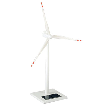 YounggDiy 3D DIY Metal Solar Windmill Model, Desk Home Decor Craft Science Education Toy Gift, 300 RPM Rotation Speed (Silver)