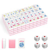 1.2" American Mahjong Tile Set, 166 Tiles + 4 Dice, Mahjong Tiles Only