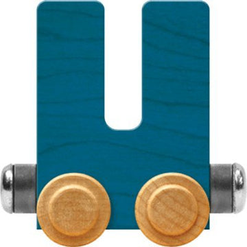 NameTrains Bright Letter Car U - Made in USA