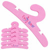 Emily Rose 18 Inch Doll Clothes Hangers 5-Pack Pink Wooden | Closet Organizer Compatible with American Girl and Our Generation Doll Clothing | 18”