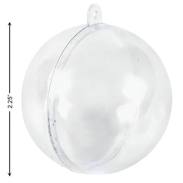 Do It Yourself Clear Ornament 12 Pc - Crafts for Kids and Fun Home Activities
