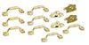Dollhouse Miniature Window Hardware in Gold Resin by Chrysnbon