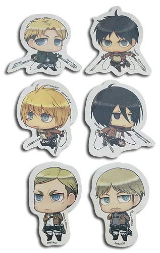 Attack On Titan Season 2- Sd Group Die-Cut Sticker Set