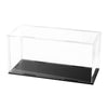 Self-Assembly Acrylic Display Case,Deluxe Dustproof Showcase,Cube Countertop Box for Pop Figures Collectibles Toys,Need Remove The Protective Film
