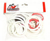 Game Room Guys Gottlieb Jack in The Box Pinball White Rubber Ring Kit