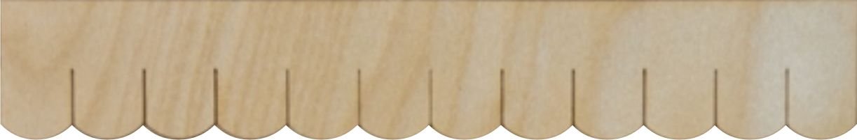 Greenleaf Miniature Fishscale Shingle Strips for Your Dollhouse