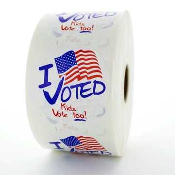 Kids Vote Too! Stickers