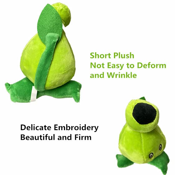 Suyudian 3 PCS PVZ Plant and Zombies Plush Plants Sets 1 2 Stuffed Soft Toys Imitator, Lightning Reed, Bubble Leaf Pot, PVZ Figure Doll,Great Gifts