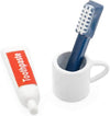 A Set 1/12 Miniature Toothpaste, Toothbrush, Cup Model Dollhouse Bathroom Accessories Toilet toiletries Model, Decorations
