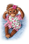 The Ashton-Drake Galleries Precious Poppy Poseable Lifelike Monkey Doll