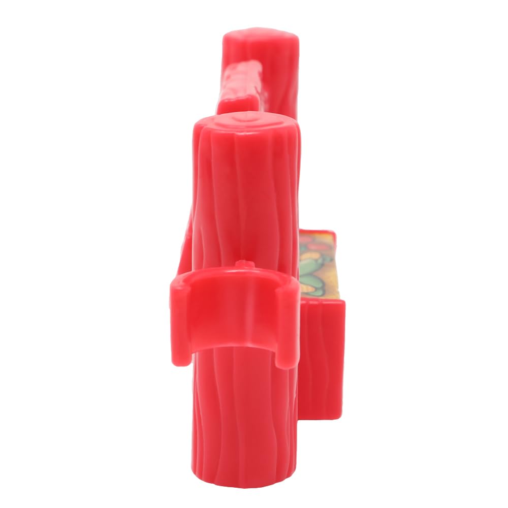 Fisher-Price Replacement Part for Collectible Little People Baby Animals Sounds Zoo Farm Safari Playset 77984 - Replacement Red Fence Post with Phone