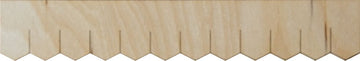 Miniature Dollhouse Shingle Strips Hexagon Style