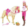 Barbie Tawny Walking Horse & Doll Set