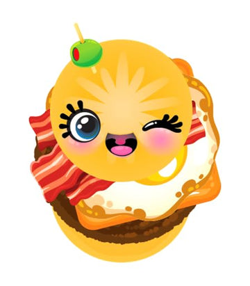 Puffy Puffs (10 Pack) - 3D Collectible Puffy Characters for Kids, 70+ Reusable Stickers to Create 100s of Fun Foodie Creations - Craft, Classroom