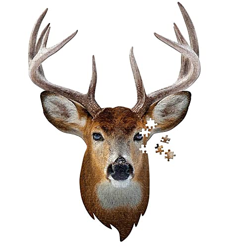 Madd Capp Puzzles - I AM Buck - 300 pieces - Animal Shaped Jigsaw Puzzle