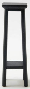 Handley House Dollhouse Miniature Tall Fern Stand (Black)