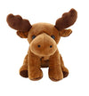 Plushland Beanie Moose Sitting 7" Stuffed Toys Plush Super Soft Winter Holiday (Beanie Moose)