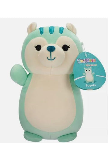 Squishmallows Original 10 inch HugMees Fuyuki The Squirrel - Medium-Sized Ultrasoft Official Jazwares Plush, Great Gift for Kids, Girls, Boys - Visit
