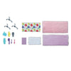 Replacement Parts for Barbie Dreamhouse Playset - GRG93 ~ Barbie Size Accessories ~ Bathroom Supplies, Blankets and Rugs