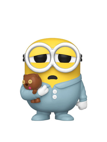 Epic Collectibles Movies: Minions - Pajama Bob in The Rise of Gru Vinyl Figure Bundle with Compatible Funko Pop Box Protector