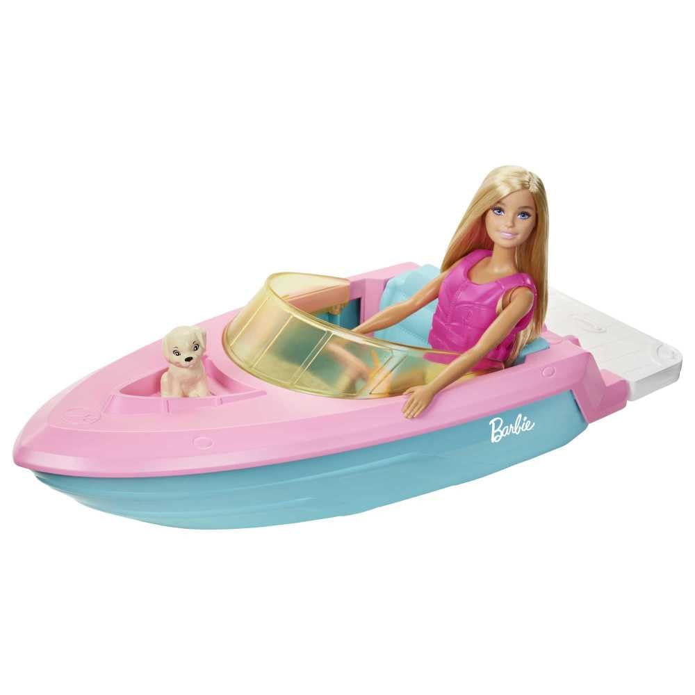 Barbie Dreamland Doll, Boat Playset, and Accessories