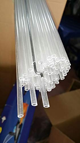 Occus 3 x 2MM RC Airplane Parts - Push Rod Plastic Tube & Steel Wire Guide Tube