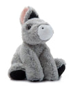 The Petting Zoo Floppy Donkey Stuffed Animal Plushie, Gifts for Kids, Wild Onez Wildlife Animals, Donkey Plush Toy 9 Inches