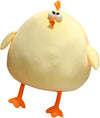 Maomoto Funny Fat Chicken Plush Pillow, Super Soft Mother Hen Doll, Cute Chicken Neck Pillow, Yellow Plush Stuffed Animal for Boys & Girls Festival