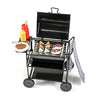 SAMCAMI Dollhouse Furniture Kitchen Grill Set (7 PCS) - Metal Grill, Skewers, Steak and Other Dollhouse Accessories - 1:12 Scale Miniature Dollhouse