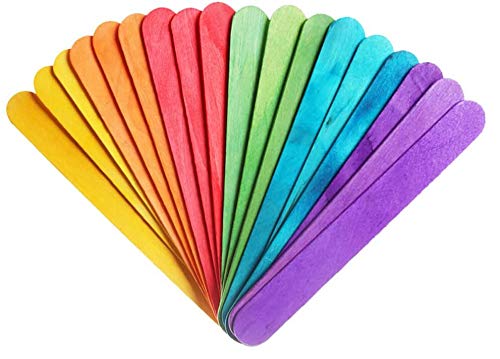 Eco Craft Stix-ECS 6" Colored Wooden Craft Sticks - Pack of 200ct
