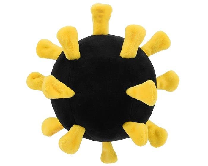 GIANT MICROBES Dead Covid Plush - Limited Edition Version Covid Virus, Great Gift for Family, Scientists, Educators, Healthcare Workers, Includes