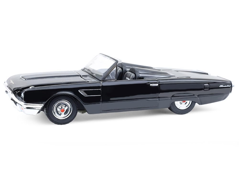 1965 Thunderbird with Tonneau Cover Black Black Bandit Series 30 1/64 Diecast Model Car by Greenlight 28170E