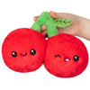 Squishable - Snugglemi Snacker Cherries - Comfort Food Collection - 8 in - Soft Toy Collectible Stuffed Animal - Beans