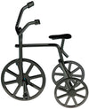 Dollhouse Miniature 1:12 Scale Black Tricycle