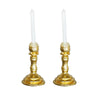 2Pcs Gold 1/12 Miniature Candle Holder Candlestick Dollhouse Accessories, Dollhouse Accessories Candlesticks Miniature Holder?0.4x0.4x1.1 inch?