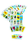 Don Clemente Mexican Jumbo Loteria Set, Deck of Cards Fun and Educational, 10 Large Boards