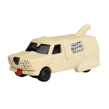 Hot Wheels Premium Pop Culture Dumb and Dumber Mutt Cutts Van, Die-Cast Metal Collection, Real Riders JBL80