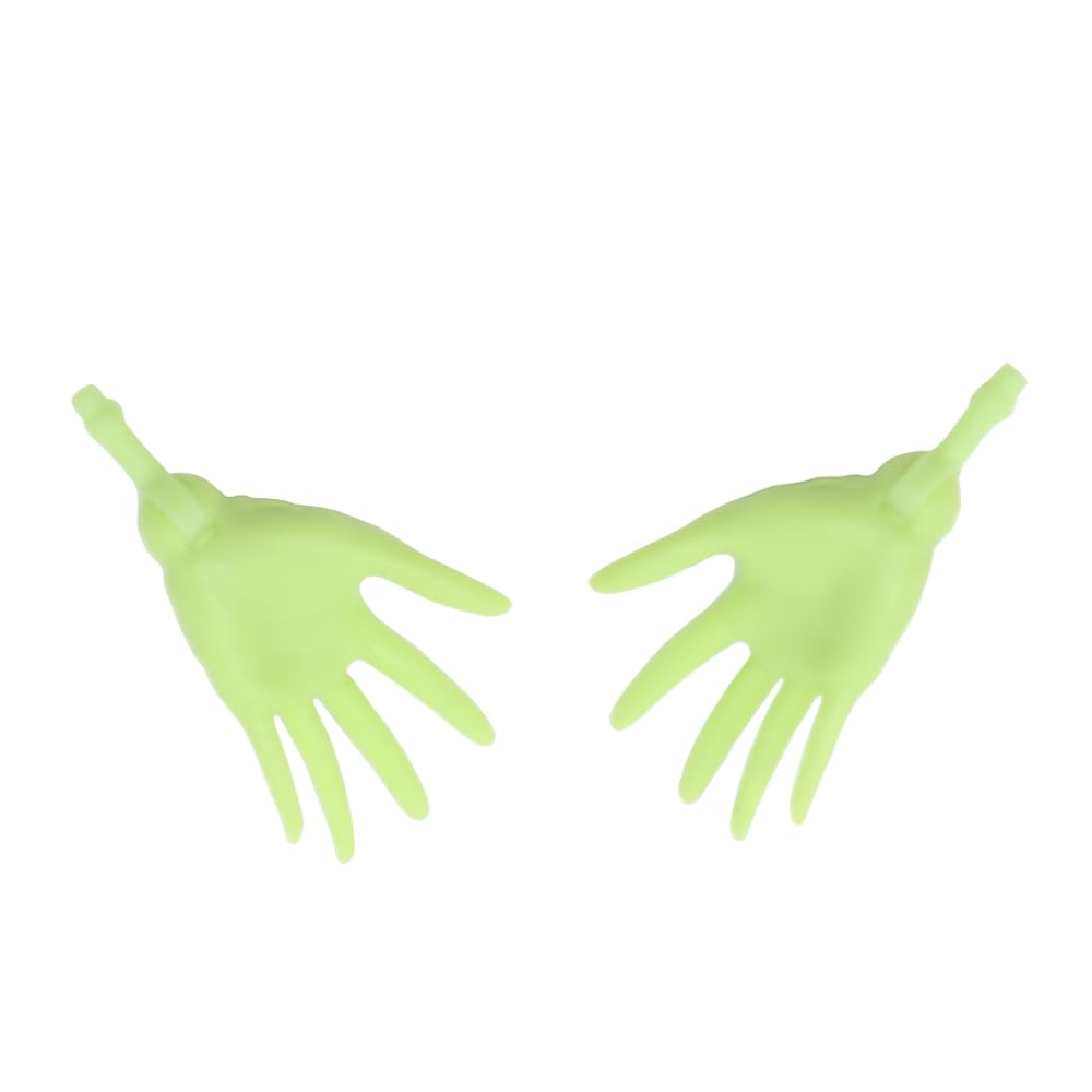 Replacement Parts for Collectible Monster High Venus McFlytrap Doll BDF09 - Set of Replacement Hands - Left and Right - Green